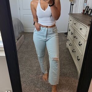 NWT Old Navy Xtra High-Rise Sky-Hi Straight Jeans